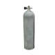 MES Alutauchflasche - Alutank - Dirty Beast - 11.1 Liter - 207 bar - Ventil 12544-LI mit Handrad links