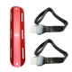 Toddy Style - Single Tank Adapter - Aluminium - Rot mit 2 x Flaschengurt