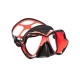 Mares X-Vision Ultra Liquidskin Tauchmaske - Rot Schwarz #