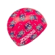 Zoggs - Silicone Printed Cap - Badekappe - Farbe: Pink/Popkorn