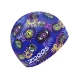 Zoggs - Silicone Printed Cap - Badekappe - Farbe: Blau/Augen
