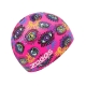 Zoggs - Silicone Printed Cap - Badekappe - Farbe: Pink/Augen