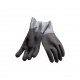 Polaris Latex Handschuhe passend für Ringsysteme - rauhe Oberfläche - schwarz - Gr. S
