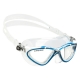 Cressi - Planet - Schwimmbrille - Farbe: Clear/Blue White