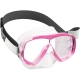Cressi Estrella Jr TXLE-Strap Maske - Farbe: klar/pink