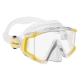 Cressi - Liberty Triside - Tauchmaske - Farbe: Clear/Yellow/Silver