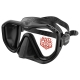 Seac - Linda - Antifog-Tauchmaske - Farbe: Schwarz