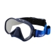 Tusa - Zensee - Tauchmaske mit Fabric Strap Maskenband - Farbe: Blau