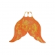 Mahina Mermaid - Merfin - Monofin - Sunset Orange - Adult L Gr: 42-44