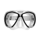 Mares - Force-X Lite Mid - Maske - Farbe: Schwarz/Clear