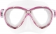 Cressi Tauchmaske Naxos - Farbe: Clear/Pink