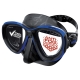 Seac - Serrena - Antifog-Tauchmaske - Farbe: Schwarz/Blau