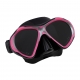 Scubaforce Tauchmaske Vision II - Farbe Schwarz / Pink