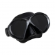 Scubaforce Tauchmaske Vision II - Farbe Schwarz / Schwarz