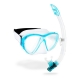 Cressi - Fiji & Gamma - Schnorchel-Set - Farbe: Clear/Aqua
