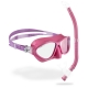 Cressi - Moon + Top Schnorchel-Kombiset Junior - 7 bis 15 Jahre - Farbe: Lila