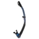 Cressi - Itaca Ultra Dry - Schnorchel - Farbe: Black/Blue Metal