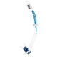 Cressi - Itaca Ultra Dry - Schnorchel - Farbe: Clear/Blue Metal