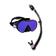 Cressi - Dual + Supernova Dry Combo - Steve Aoki Limited Edition - Schwarz/Lila