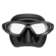 Tusa Freediving Adult Mask - UM29 - Farbe: Schwarz