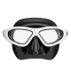 Tusa Freediving Adult Mask - UM29 - Farbe: Schwarz/Weiß