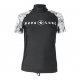 Aqualung Rash Guard Aqua - Short Sleeve - Damen - Black White - Gr: M  - #