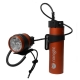 Nanight - Sidemount Tauchlampe Tech 2 mit Ladeanschluss - 135cm Kabel - Farbe: Rot