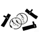 Polaris - Proline Sidemount Rigging Kit - 140mm für 7L Stahl und 5,7L Alu