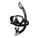 Scubapro - Maske- & Schnorchelset - Synergy Twin Combo - Schwarz Silber Schwarz