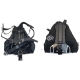Toddy Style - Sidemount-System TS C – Blase: Black - Plate: Alu-Black