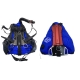 Toddy Style - Sidemount-System TS C – Blase: Blue - Plate: Alu-Red