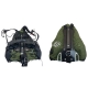 Toddy Style - Sidemount-System TS C – Blase: Green - Plate: Alu-Black
