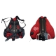 Toddy Style - Sidemount-System TS C – Blase: Red- Plate: Alu-Black