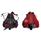 Toddy Style - Sidemount-System TS C – Blase: Red - Plate: Alu-Red