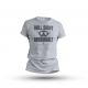 T-Shirt NULL SICHT - ARSCHKALT - grau - Gr. XL