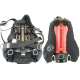 Toddy Style - Sidemount-System TS 3 – Kevlar Keprotec - Plate: Alu-Red