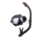 Tusa UC-7519 Splendive Maske-Schnorchel-Set - schwarz schwarz