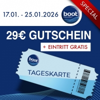 Eintrittskarte Boot 2026 inkl. 29 Euro Rabatt-Gutschein