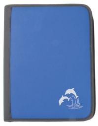 # Taucherlogbuch Big-Scuba - Farbe: blau - Motiv: Delfine - Abverkauf