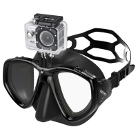 Seac - Clear Pro - Antifog-Tauchmaske mit Action-Cam-Halterung (keine Cam enthalten)