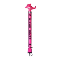 Taucherboje mit Character - Delfin, Pink, 150cm