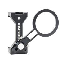 Divevolk - SeaTouch 6 Pro - Expansions Clamp mit verstellbarem 67-mm-Adapterarm