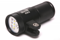 iDiving RW3 Tauchlampe 2800 Lumen - Foto und Tauchlampe mit Blitzsensor