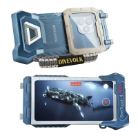 Divevolk - SeaTouch 4 MAX Smartphonegehäuse - Blau