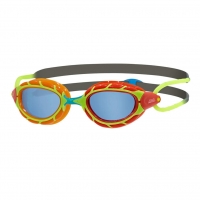 Zoggs Predator Junior - Schwimmbrille - Grün/Rot - getönt