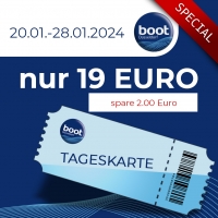 Eintrittskarte für die Boot 2024 in Düsseldorf