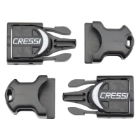 Cressi - Schnallen für Rondine/Reaction/Frog Plus Schnallen (2 Stück)