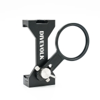 Divevolk - Klammer mit M67 Linsenhalter - Clamp with M67 Lens Holder