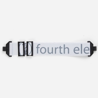 Fourth Element - Mask Strap - elastisches Textilband - Farbe: White/Grey