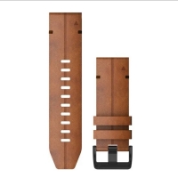 Garmin - Quickfit 26 (mm) Watch Band - Uhrenarmband - Leder -  Farbe: Kastanienbraun, Teile in Schwarz